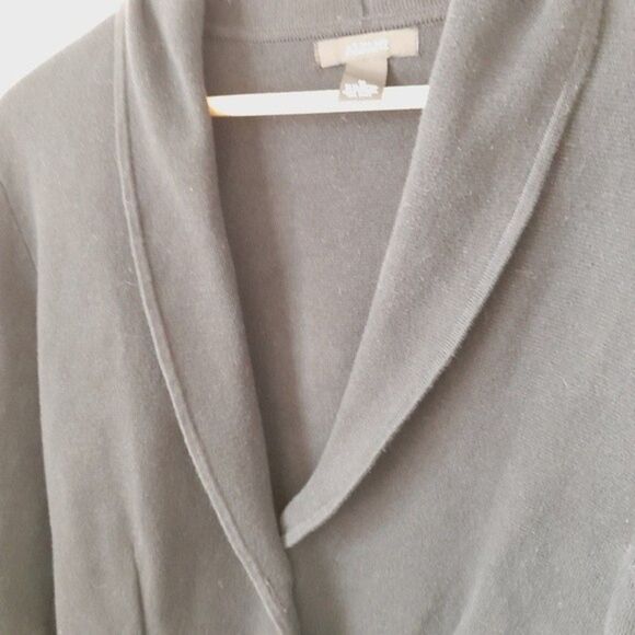 ALFANI Short Peacoat 2 Button Roll Collar Jacket 3 / 4 Wide Sleeves  sz: M - Picture 3 of 8